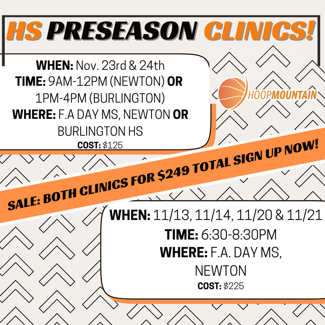 Game Ready AND Weeknight Clinics DEAL!!! Hoop Mountain NE Girls